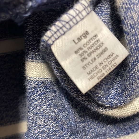 POOF APPAREL 50% cotton V neck faux button sweater - Picture 4 of 4